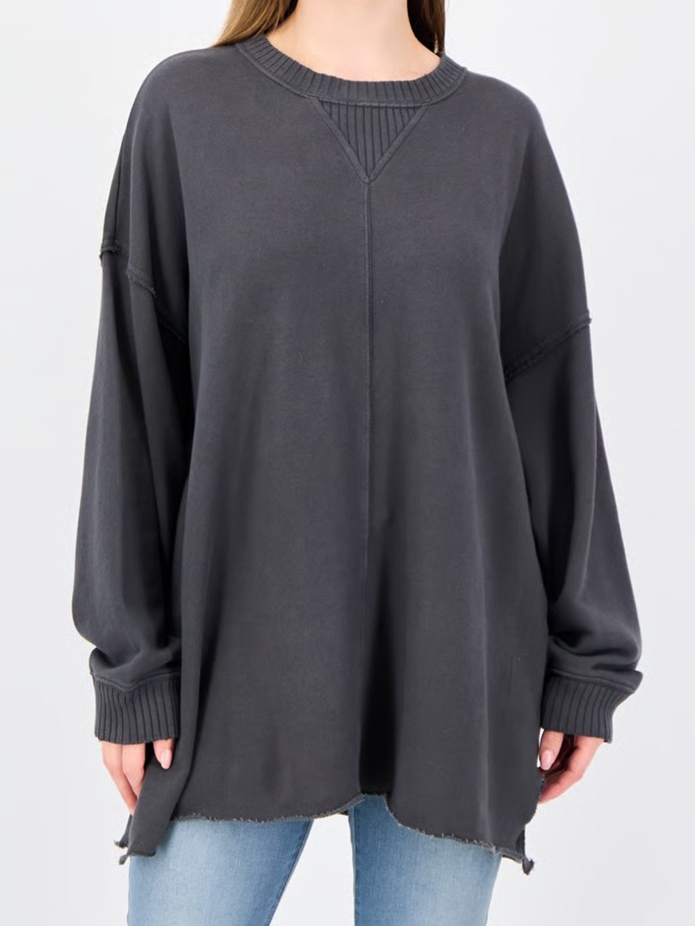 Aerie Women’s Crew Neck Long Sleeve Sweatshirt
